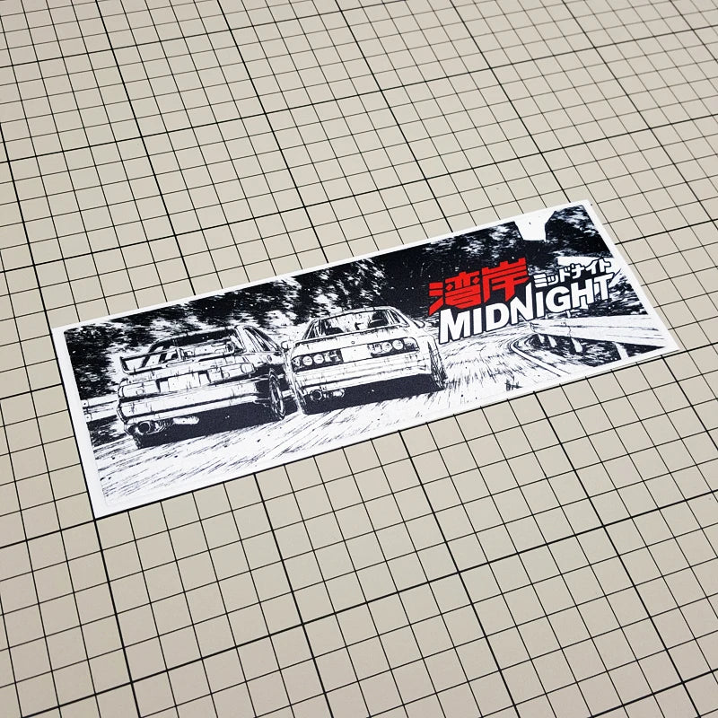 Midnight Touge Drift Sticker Decal H