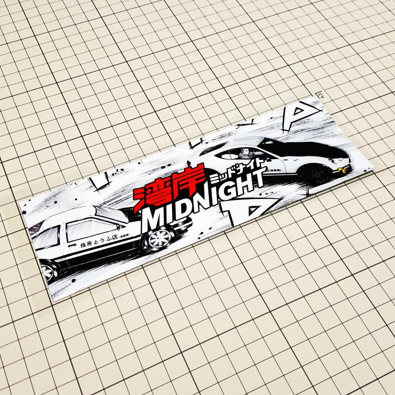 Midnight Touge Drift Sticker Decal A