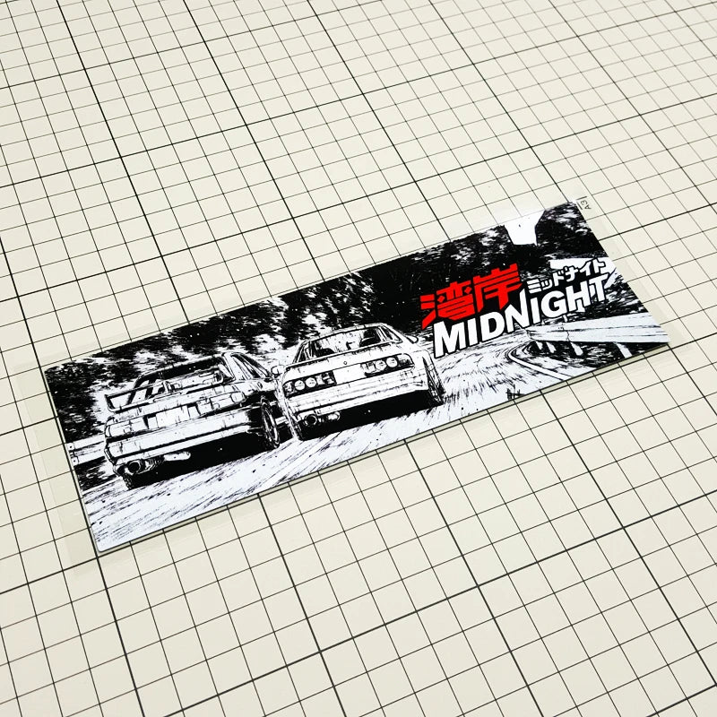 Midnight Touge Drift Sticker Decal D