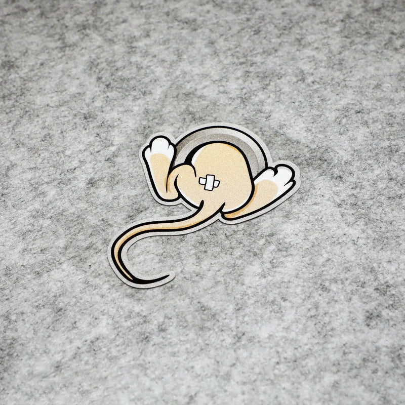 Mouse Tunnel Escape Sticker Decal