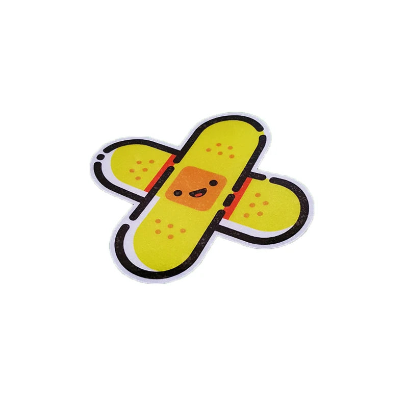 Happy Bandaid Sticker Decal