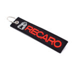 Recaro Keychain Embroidered Jet Tag Ring