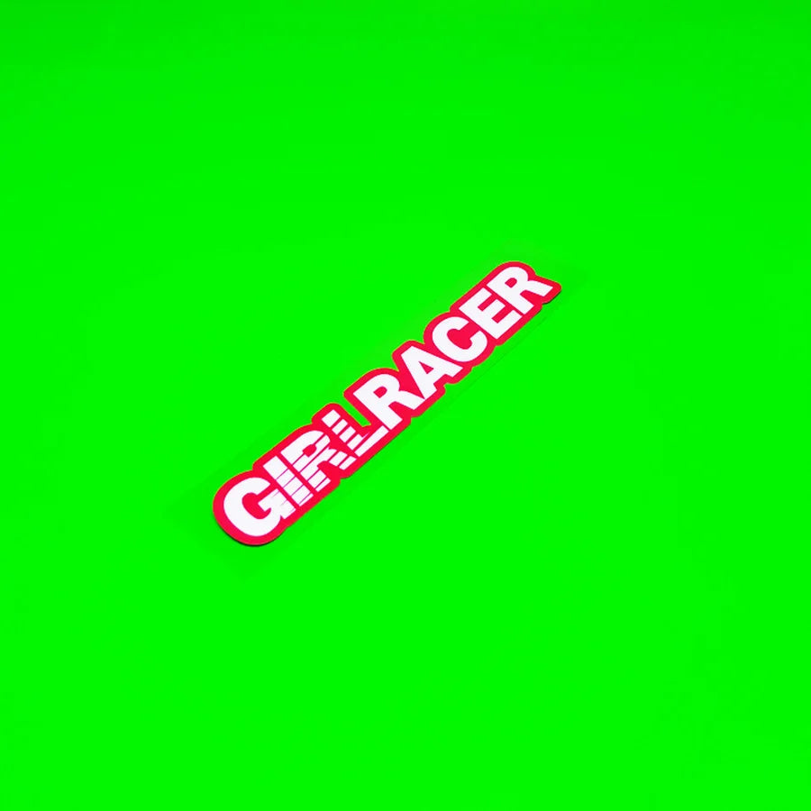 GIRLRACER Sticker Decal