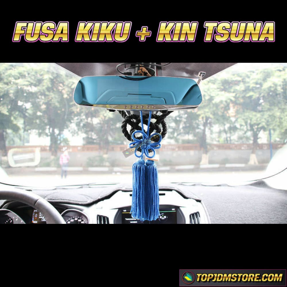 JP Black Tsuna Knot and Blue Fusa Kiku