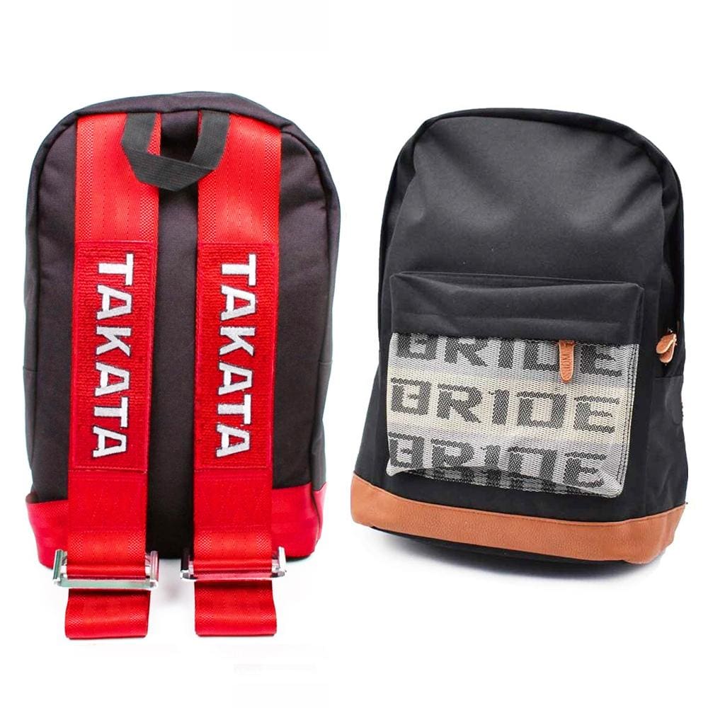 Bride TKT Backpack Red Leather