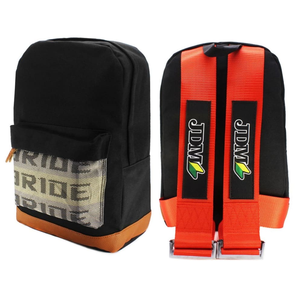 JDM Bride Backpack Red Racing Straps