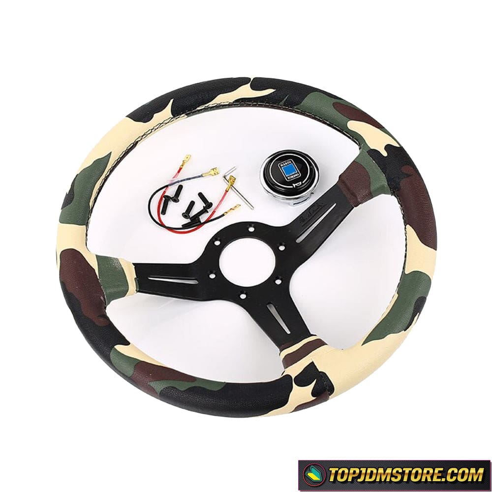 ND Camo Steering Wheel 14inch Black