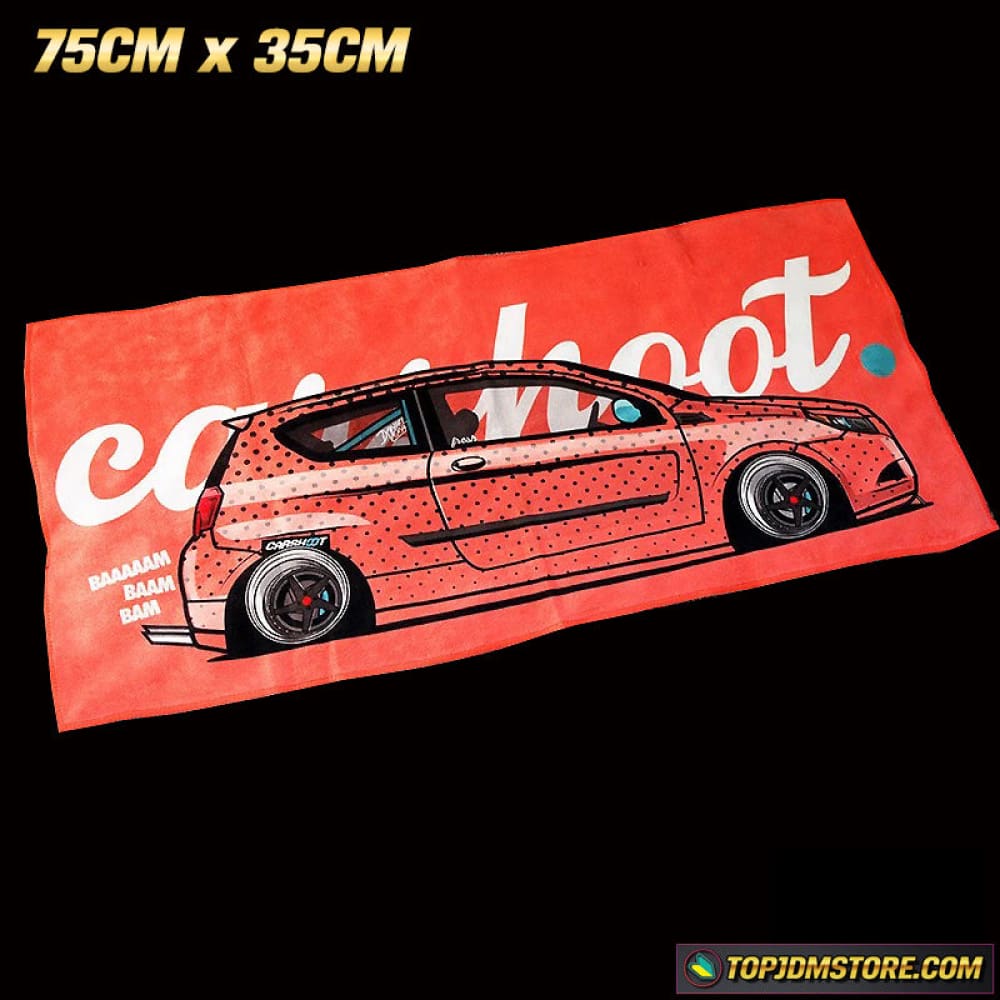 Carshoot JDM Car Towel 75cm x 35cm