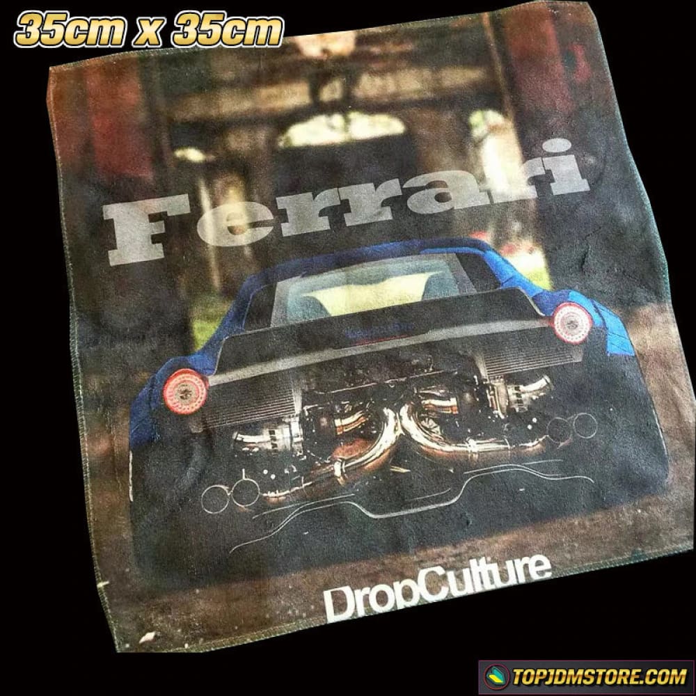 DropCulture JDM Car Towel 35cm x 35cm