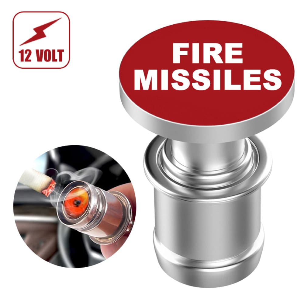 FIRE MISSILES Car Cigarette Lighter