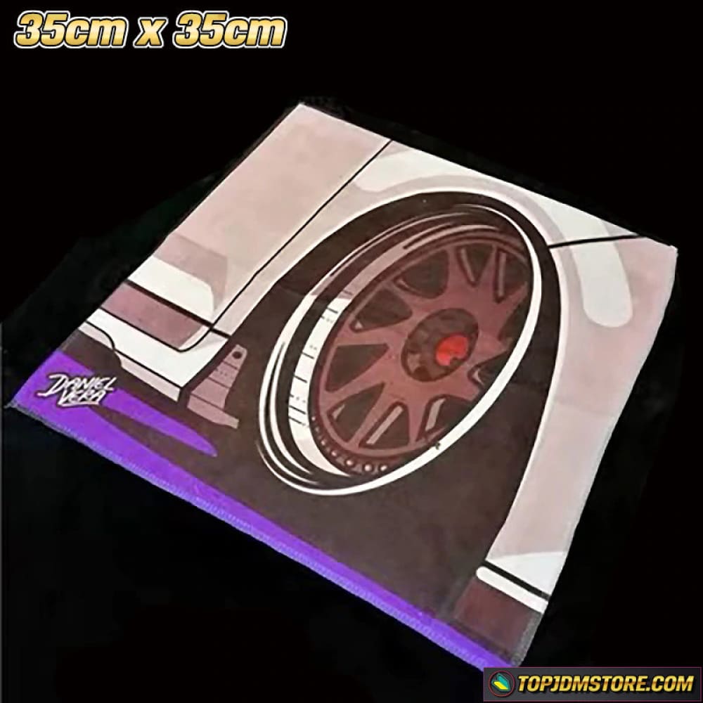 Flush Fitment JDM Car Towel 35cm x 35cm