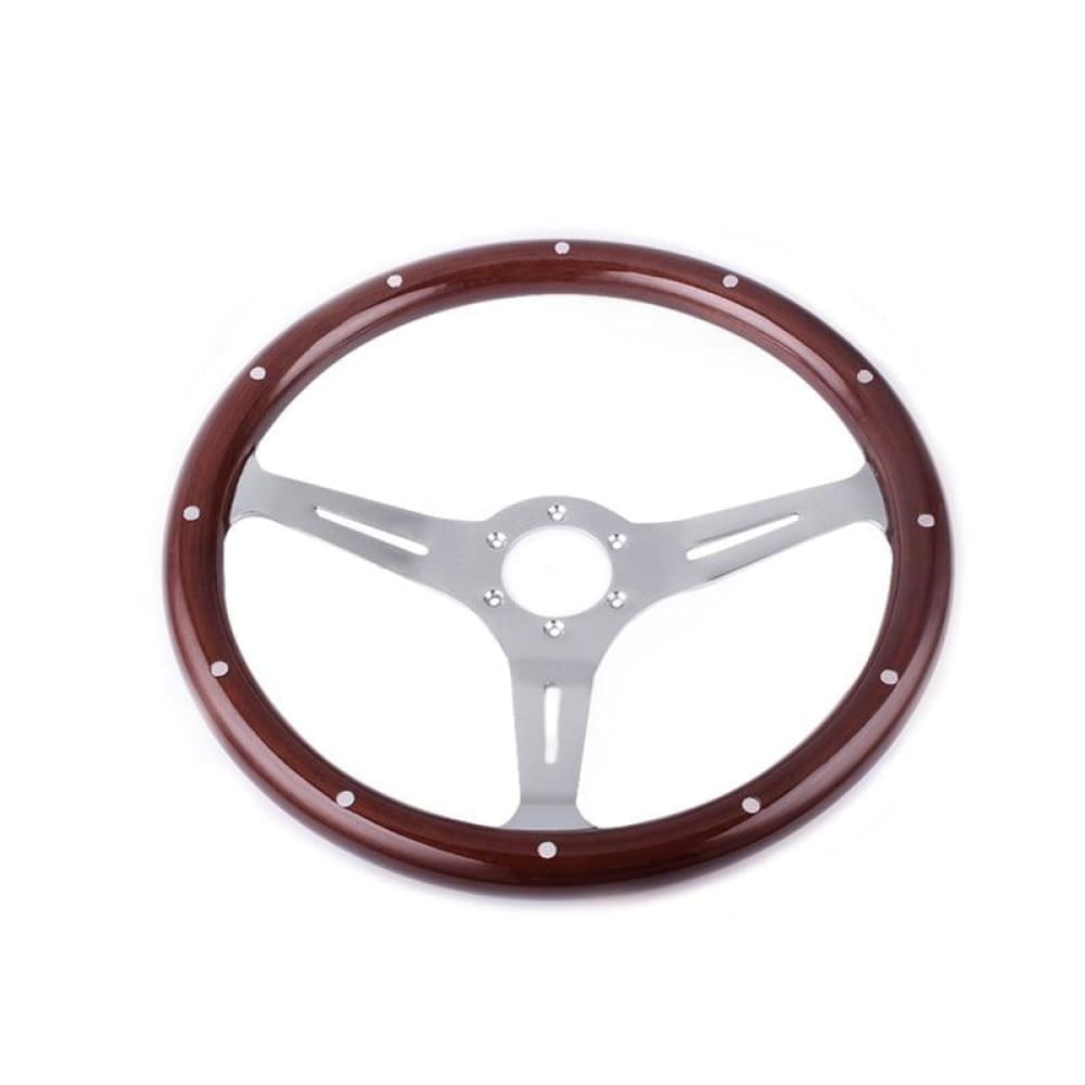 Genuine Wood Grain Steering Wheel Classic 15inch 380mm