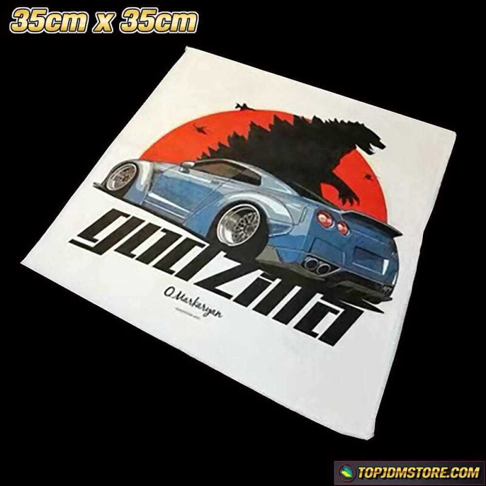 Godzilla GTR JDM Car Towel 35cm x 35cm