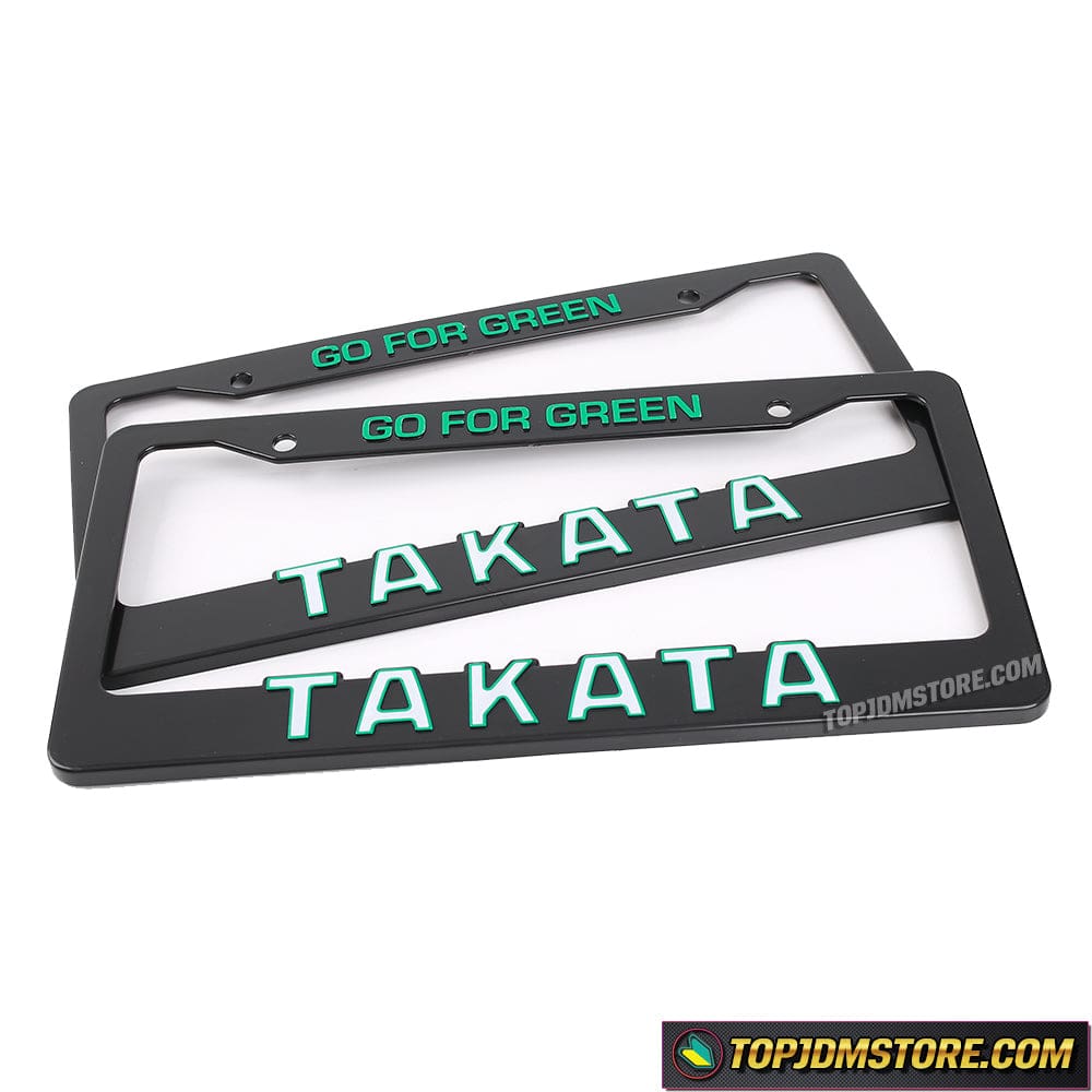 TKT Go For Green License Plate Frame