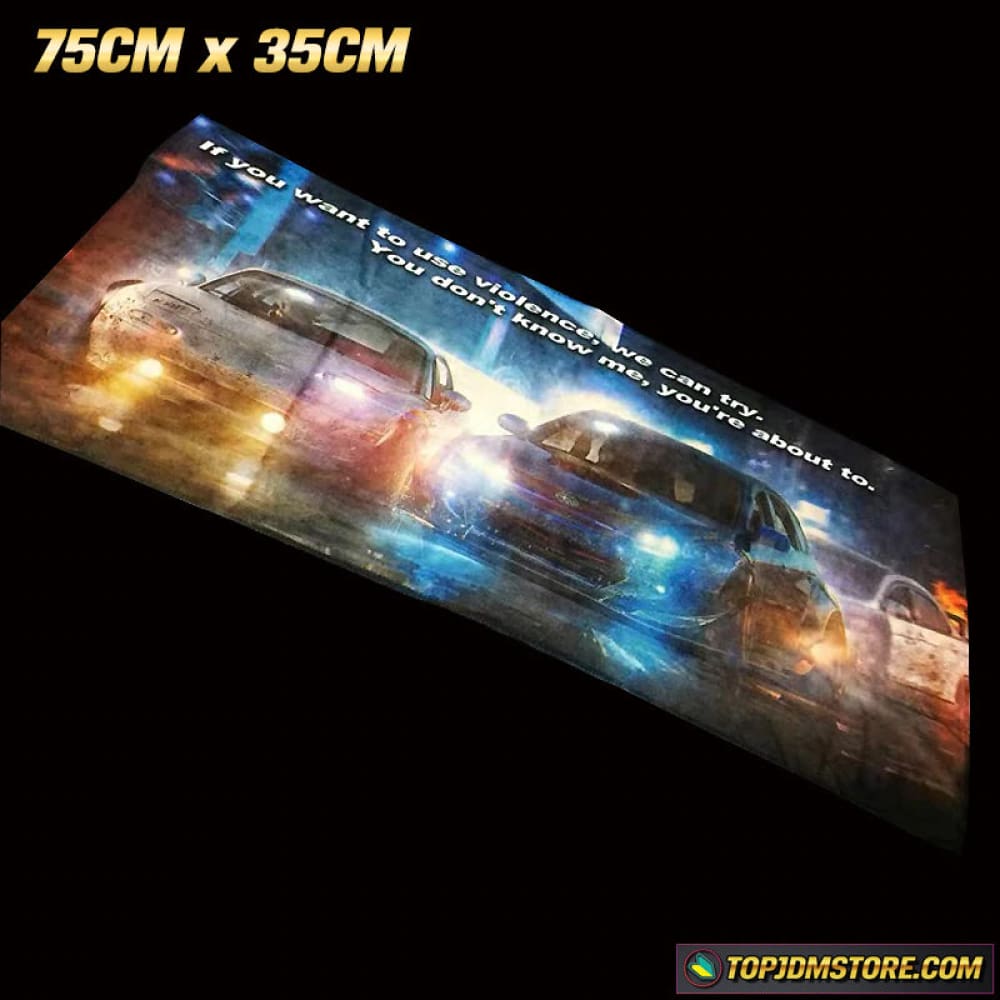 Mazda vs Subie JDM Car Towel 75cm x 35cm