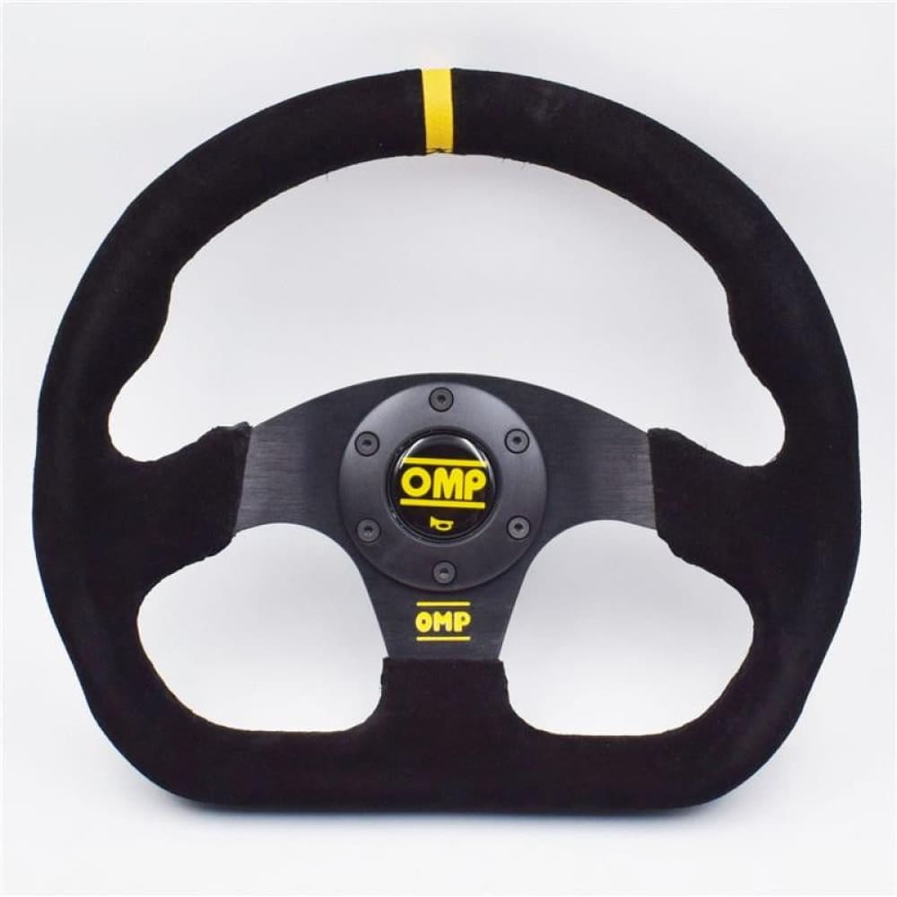 OMP Racing Suede Flat Steering Wheel 13inch