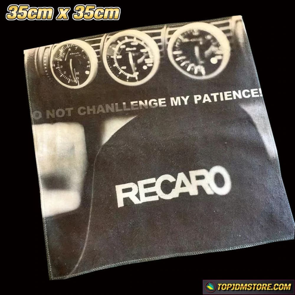 RECARO JDM Car Towel 35cm x 35cm