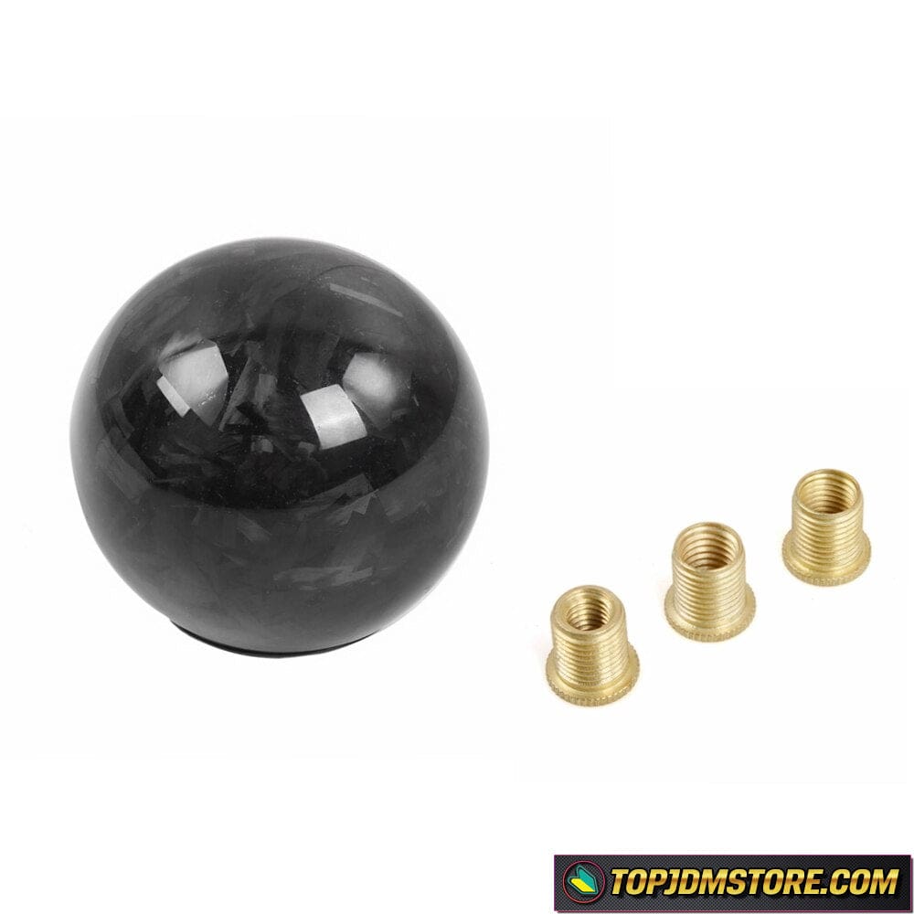 Round Sphere Carbon Fiber Resin Shift Knob