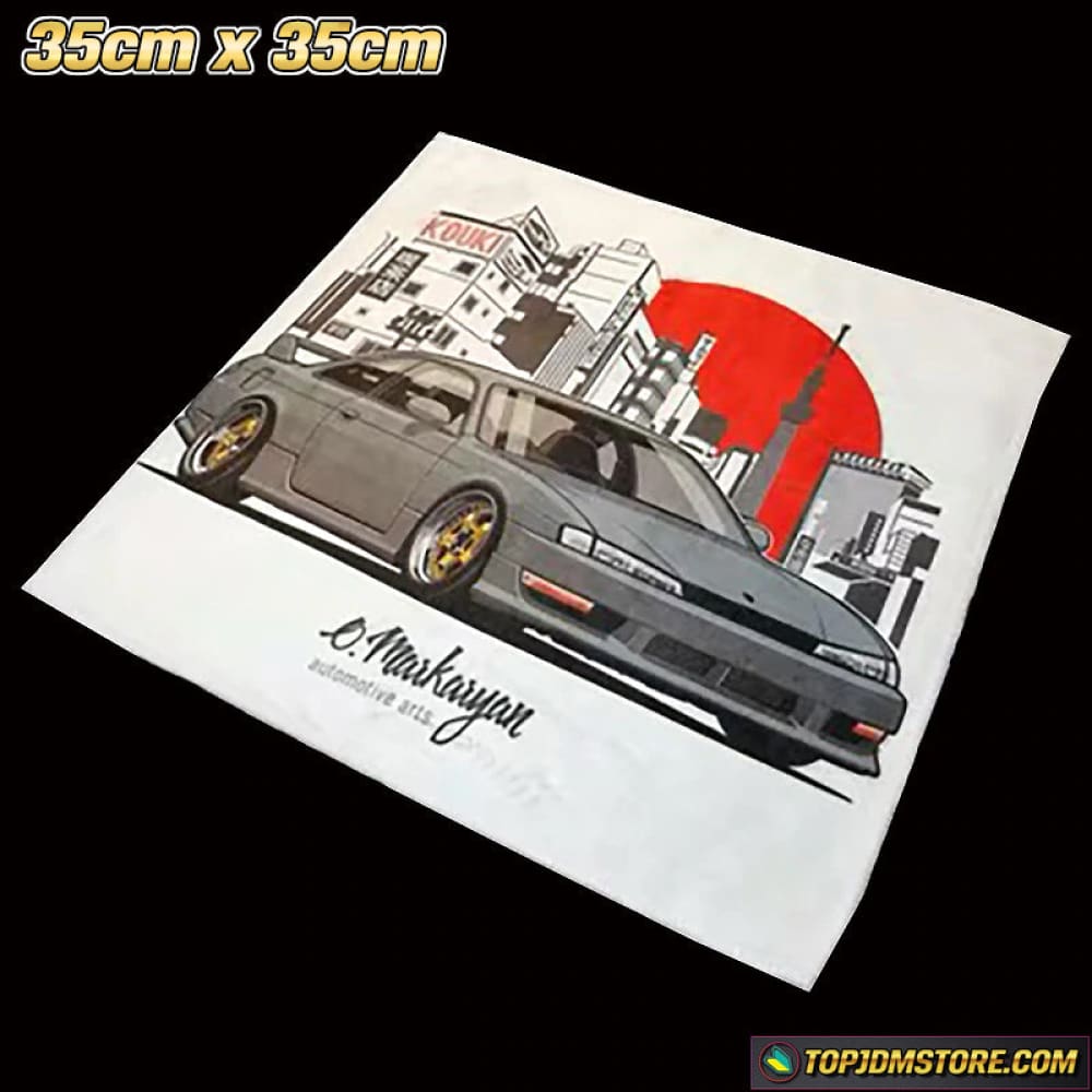 Silvia S14 JDM Car Towel 35cm x 35cm