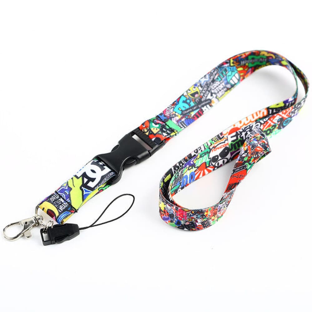 JDM Sticker Bomb Lanyard