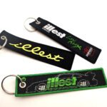 JDM Bride illest Racing Key Ring Embroidery Keychain Green