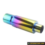 Aftermarket Racing Exhaust Muffler Straight Tip 90mm 3.5"