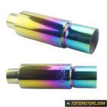 Aftermarket Racing Exhaust Muffler Straight Tip 90mm 3.5"