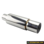 Aftermarket Racing Exhaust Muffler Straight Tip 90mm 3.5"