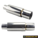 Aftermarket Racing Exhaust Muffler Straight Tip 90mm 3.5"