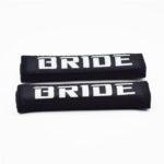 BRIDE Racing JDM Seat Belt Shoulder Pads Black/Red