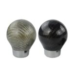 Carbon Fiber Ball Sphere Lever Gear Shift Knob Manual Transmission Universal