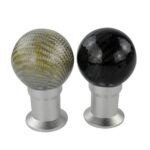 Carbon Fiber Ball Sphere Lever Gear Shift Knob Manual Transmission Universal