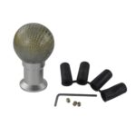 Carbon Fiber Ball Sphere Lever Gear Shift Knob Manual Transmission Universal