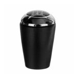 Chrome Black Leather 5/6 Speed MT Shift Knob Shifter for Mazda 3,5,6 Series CX-7 MX-5