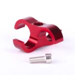 Dual Stepped Billet Braided Hose Separator Clamp Cable Fastener AN8