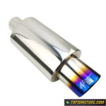 Aftermarket Racing Exhaust Muffler Ellipse Tip 90mm 3.5"