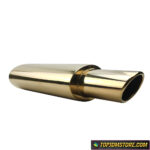 Aftermarket Racing Exhaust Muffler Ellipse Tip 90mm 3.5"