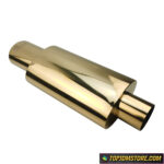 Aftermarket Racing Exhaust Muffler Ellipse Tip 90mm 3.5"