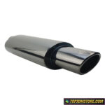 Aftermarket Racing Exhaust Muffler Ellipse Tip 90mm 3.5"