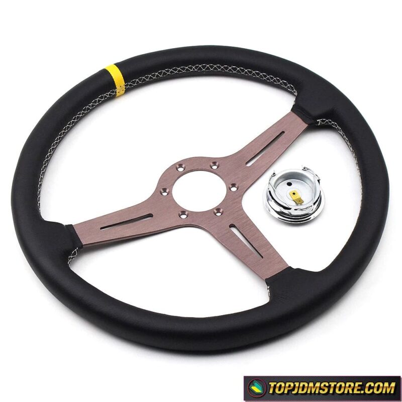 Italy ND Titanium Classic Spoke Steering Wheel 380mm 15inch