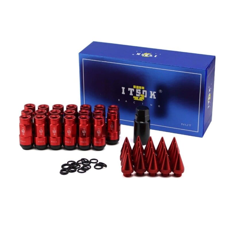 ITSOK Extended Spike Tuner Lug Nuts Lightweight 80mm