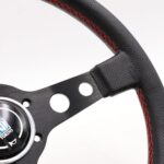 ND Lightweight Aftermarket Steering Wheel Black Leather