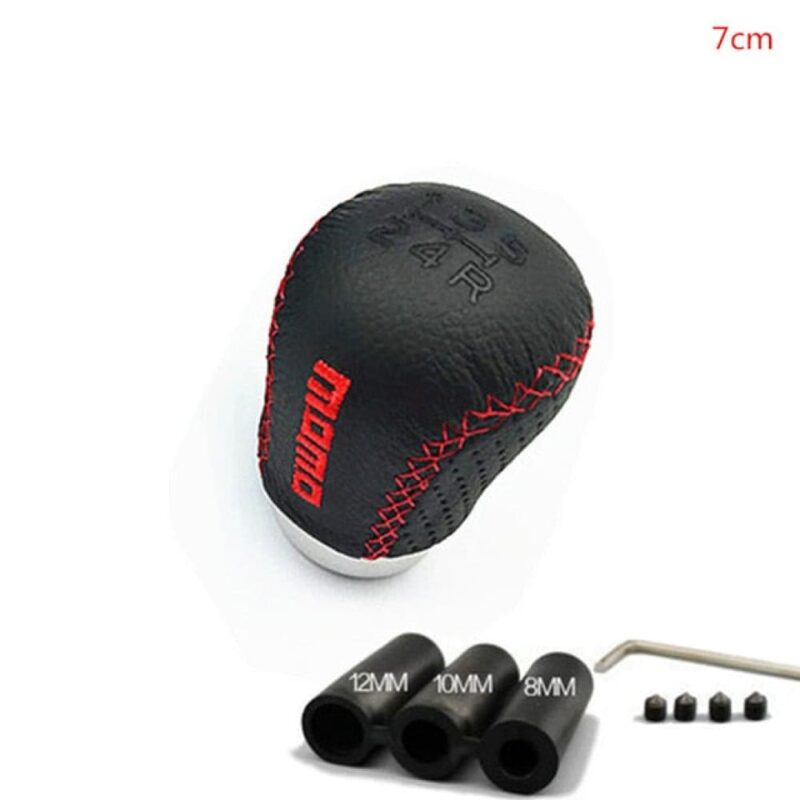 MOMO Leather Stitched Shift Knob Short 5MT