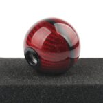 Mugen Red Carbon Fiber Round Shift Knob