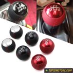 Mugen Leather Shift Knob Red Stitch