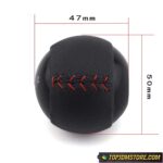 Mugen Leather Shift Knob Red Stitch