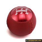 Mugen Leather Shift Knob Red Stitch