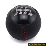 Mugen Leather Shift Knob Red Stitch