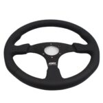 Mugen Steering Wheel Leather Perforated Flat 14"