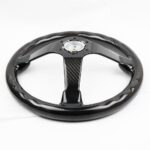 ND Perforated Leather Carbon Fiber Frame Steering Wheel